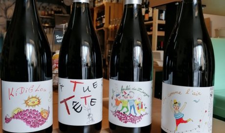 Vins des Côtes du Rhone  Un Pavé dans la Vigne cave a vin  et restaurant bistronomique à Nantes